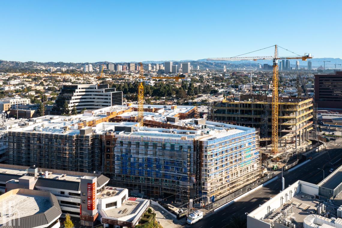 West Edge nears its peak at Olympic and Bundy Urbanize LA